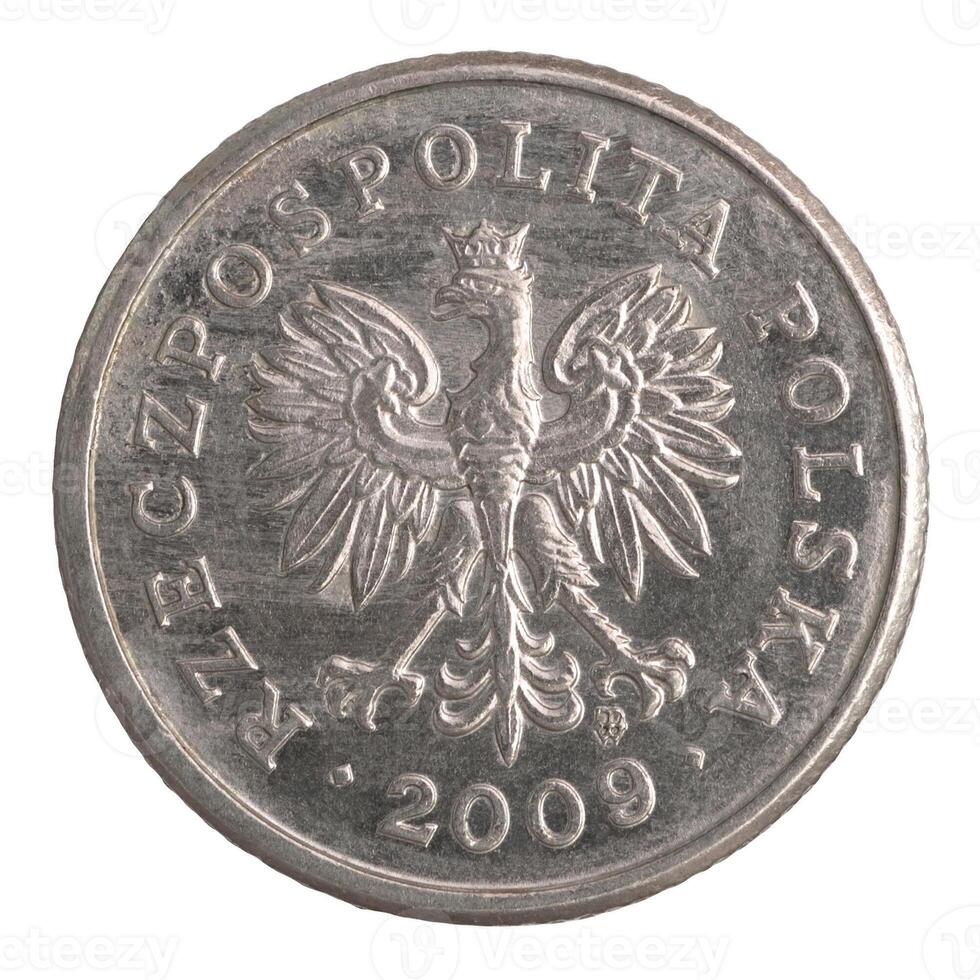 polish 20 groszy coin photo
