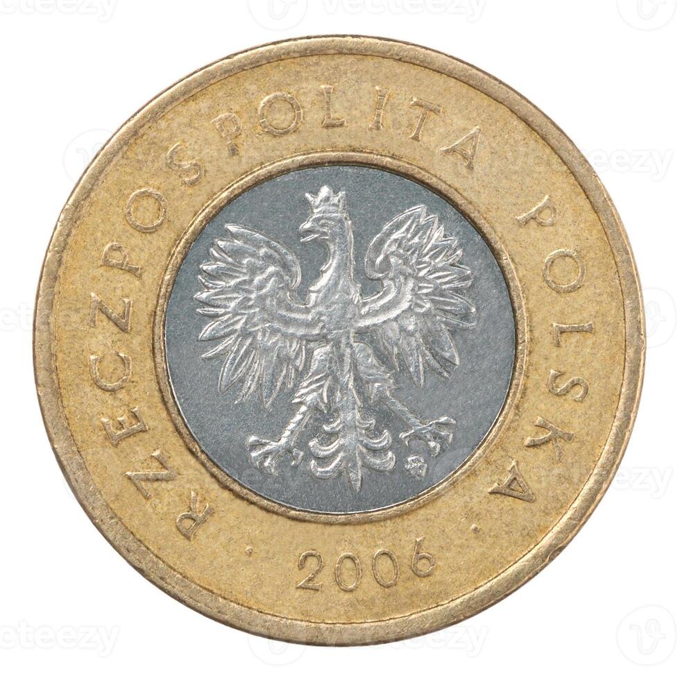 Polish Zloty coin photo