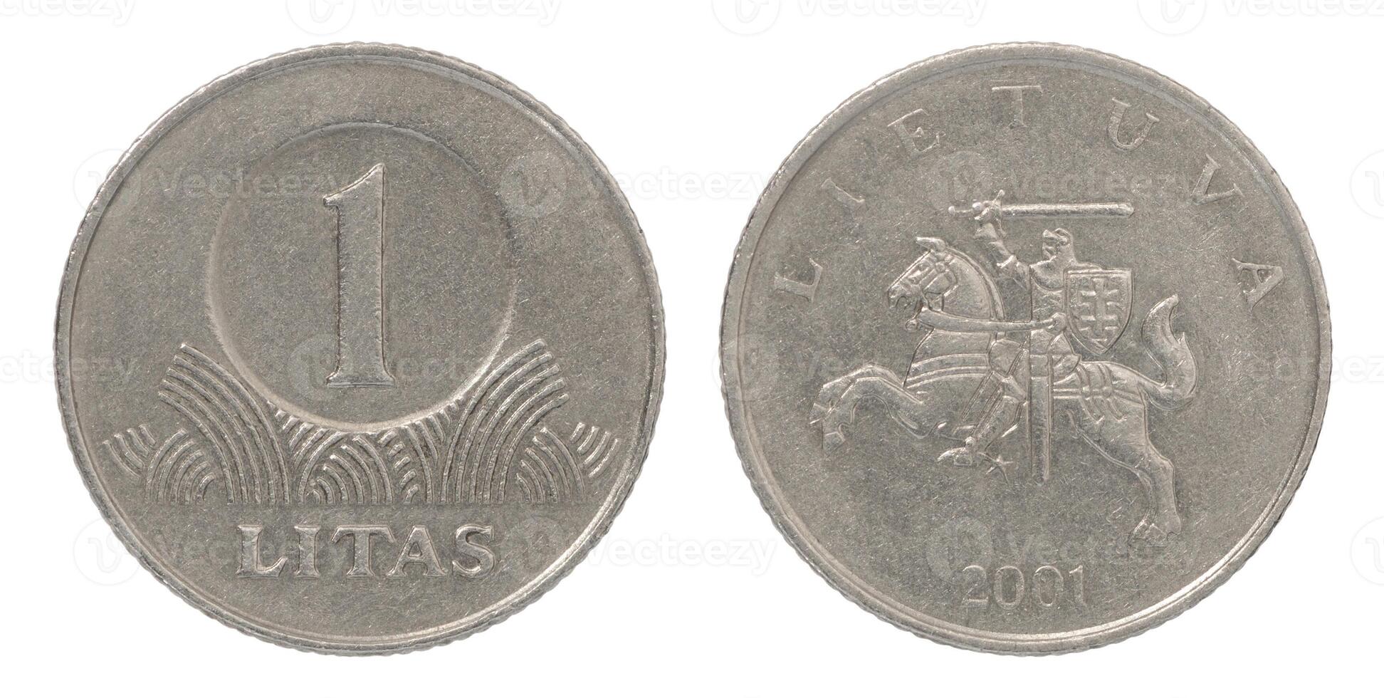 Coin Lithuania litas photo