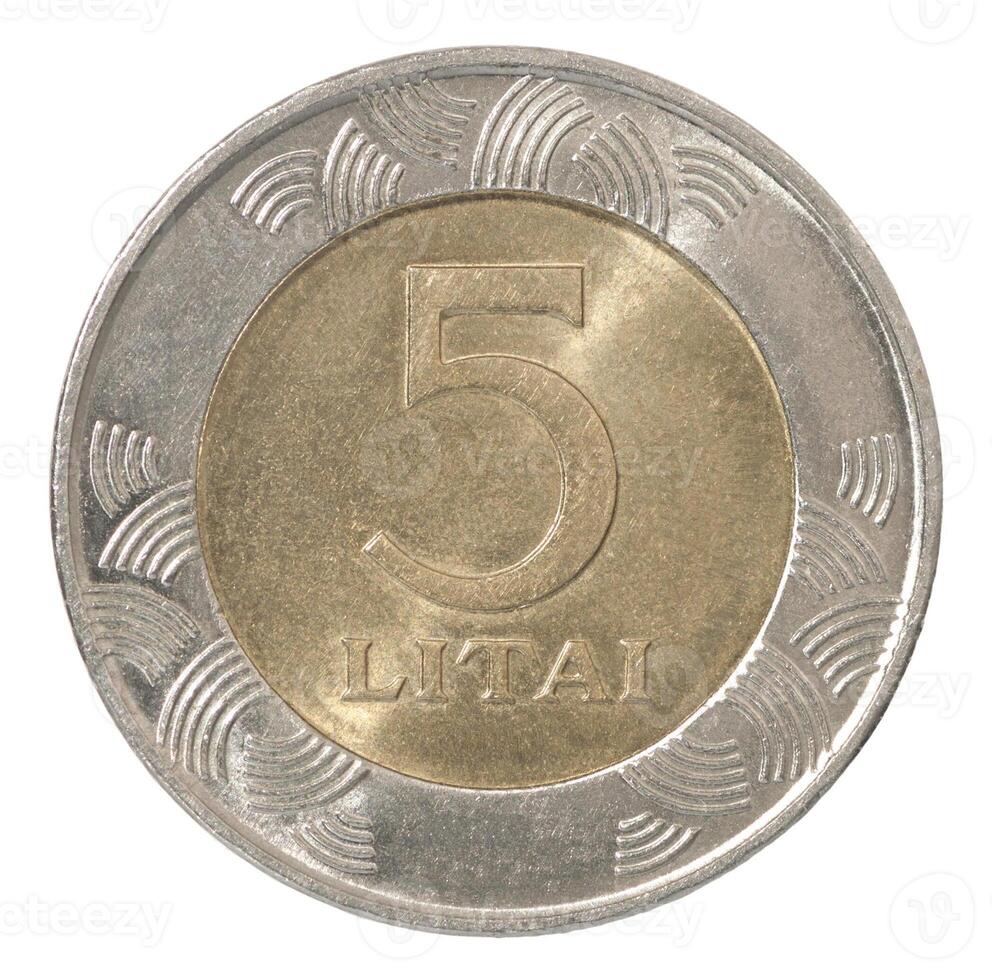 Coin Lithuania litas photo