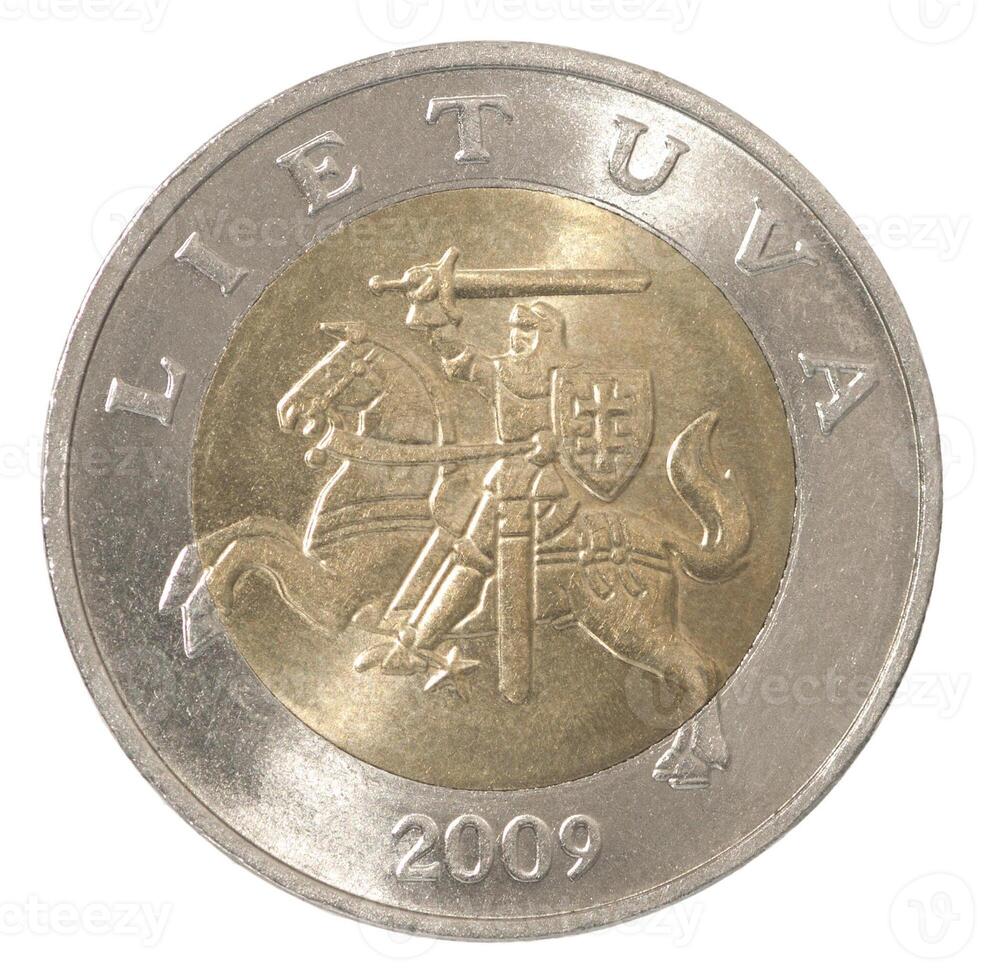 Coin Lithuania litas photo