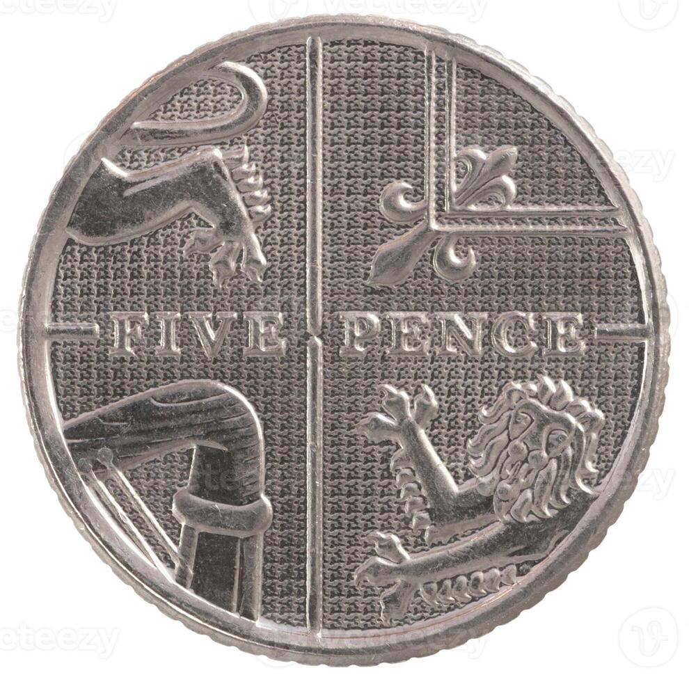 Czech pence coin photo