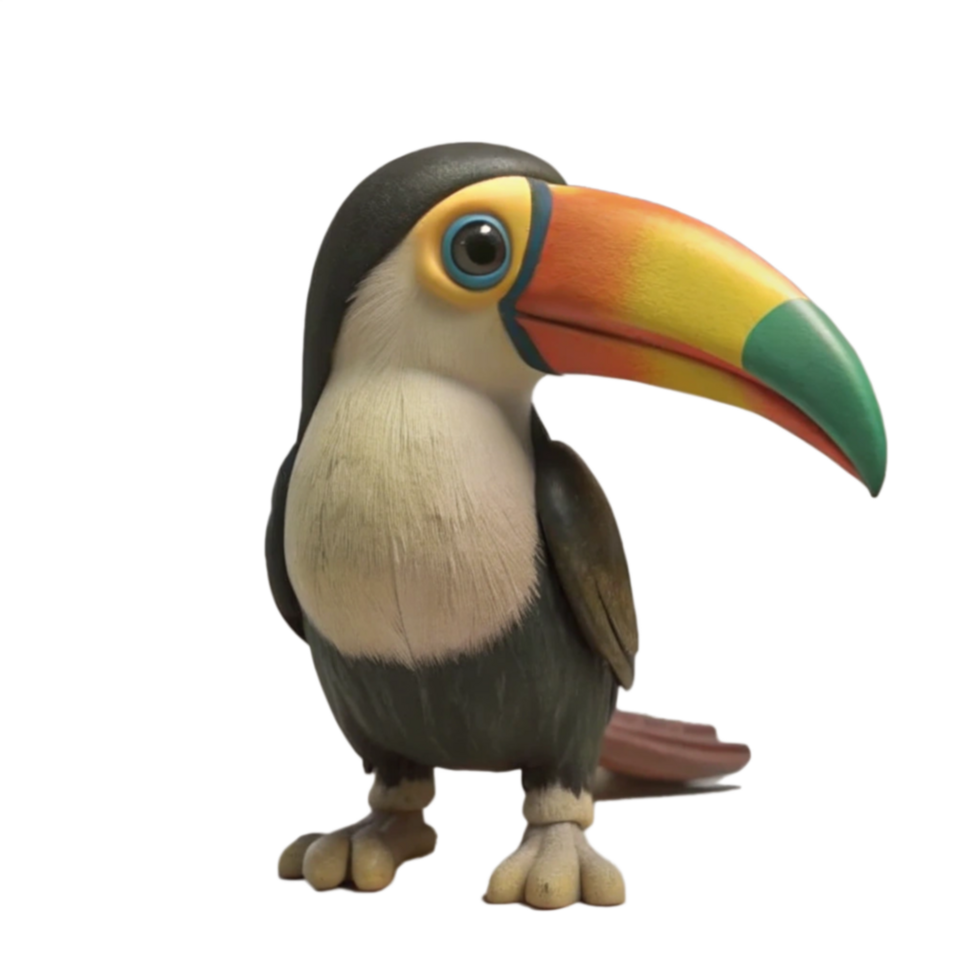 Tropical Paradise with a Toucan Bird png