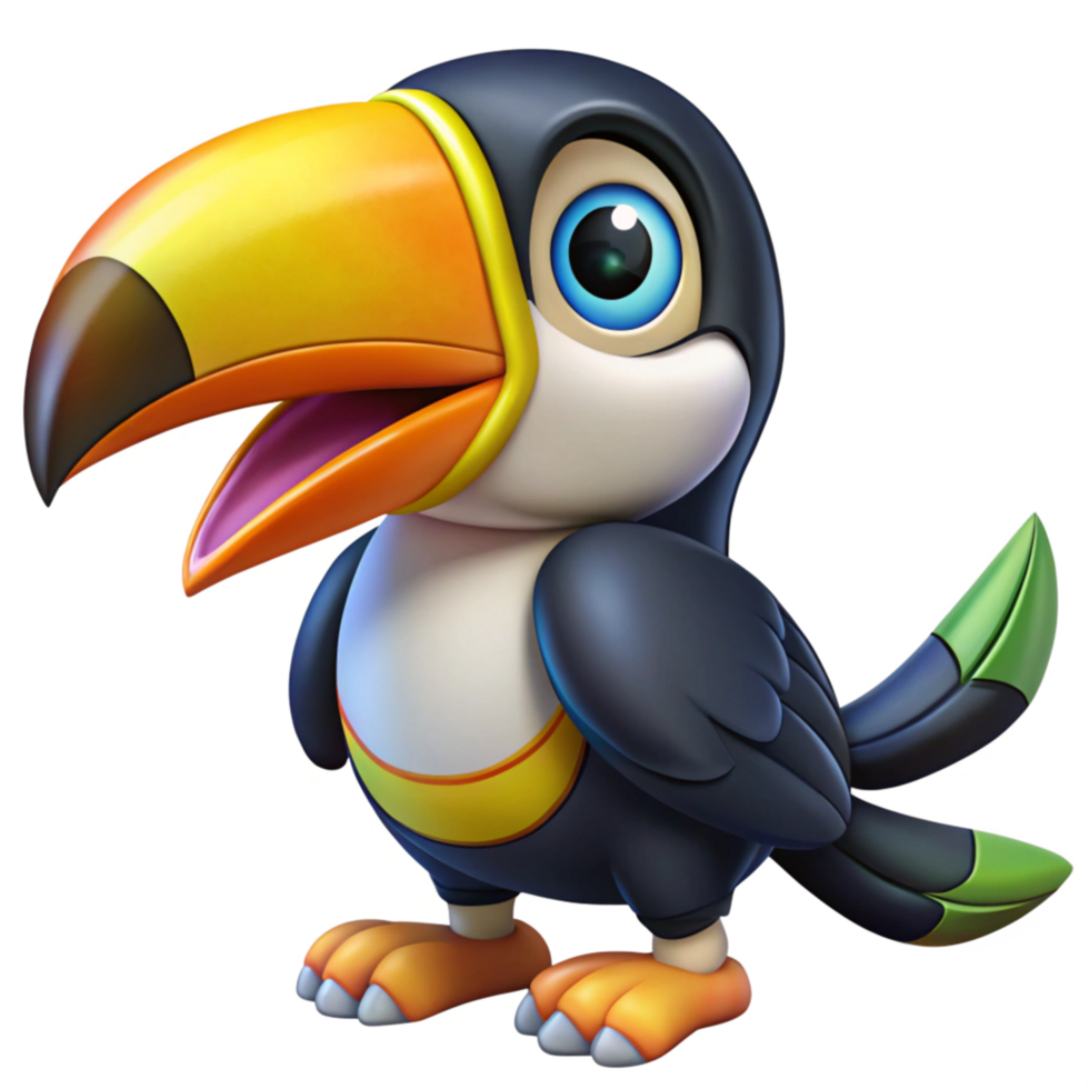 Toucan Bird with Its Signature Beak png