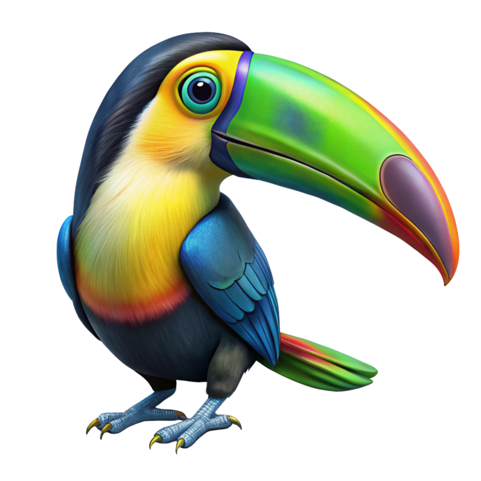 Majestic Toucan Perched in the Jungle png