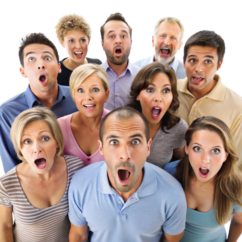 Team Reacting to Shocking Announcement png