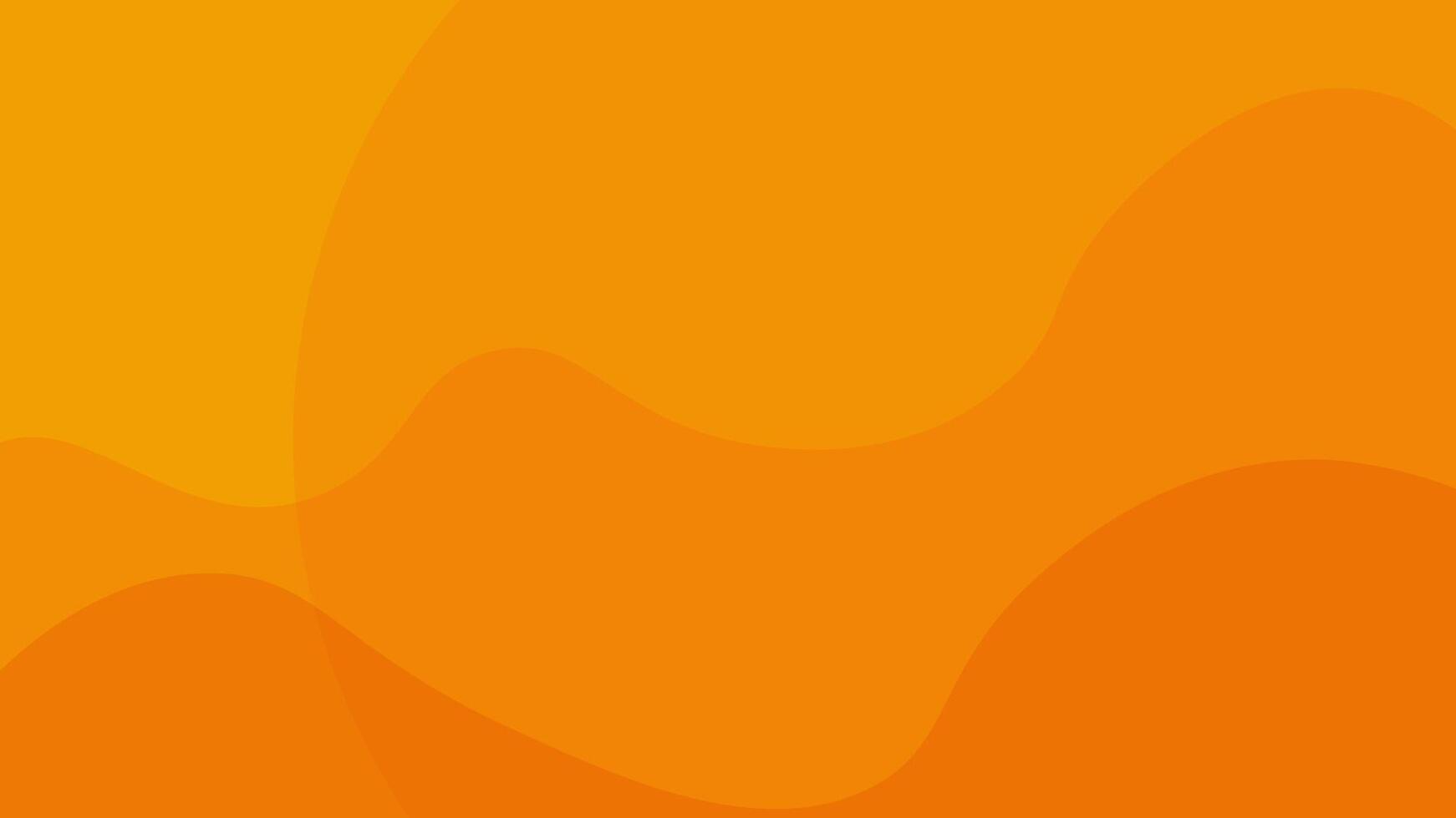 Abstract orange background with wave accents, suitable for any content vector