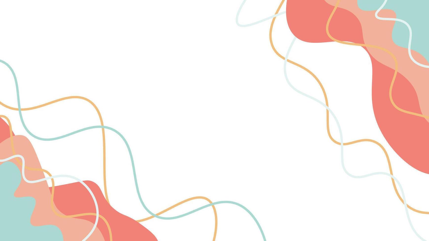graphic illustration for background with abstract pastel color theme, suitable for various content vector
