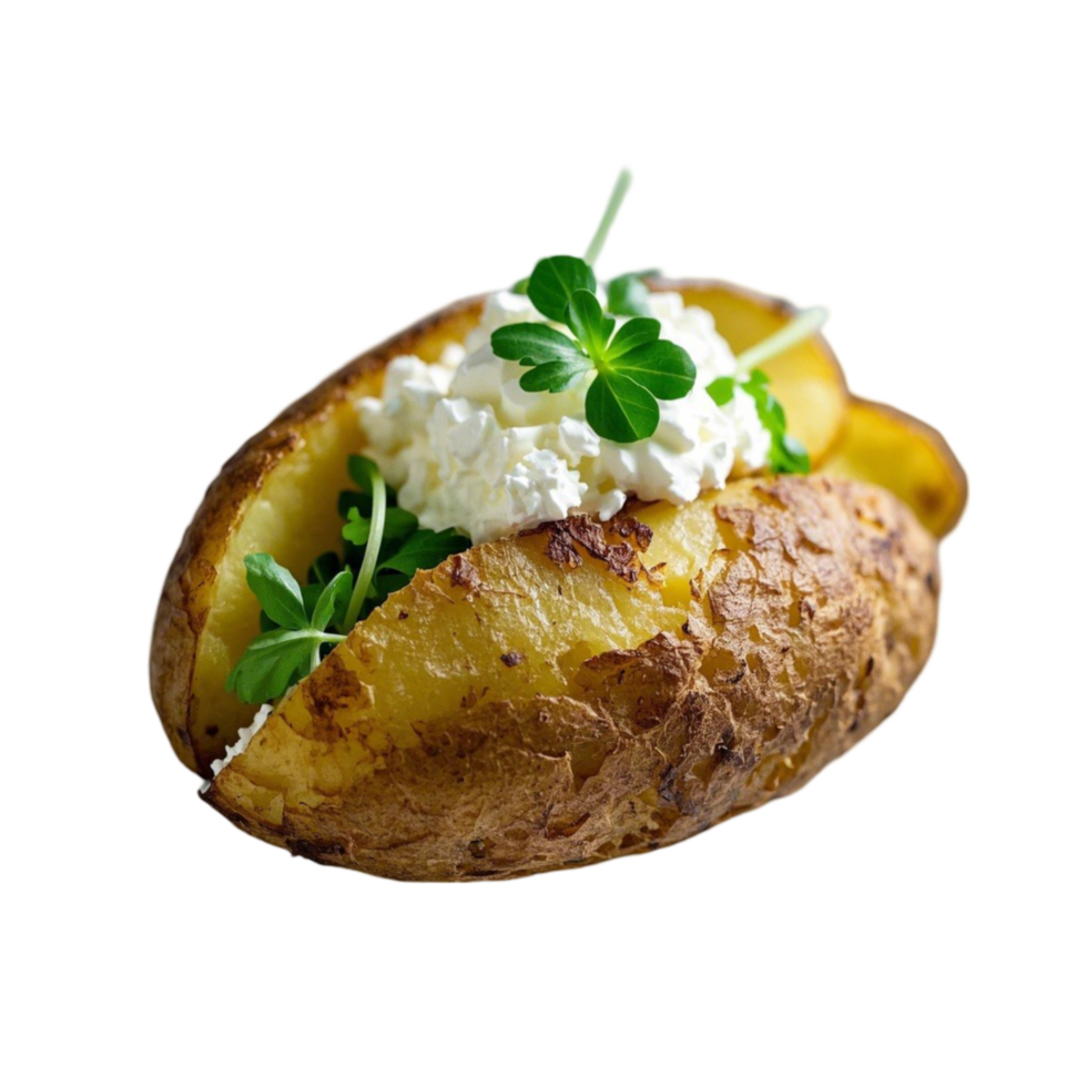 Potato with Cheese and Herbs png