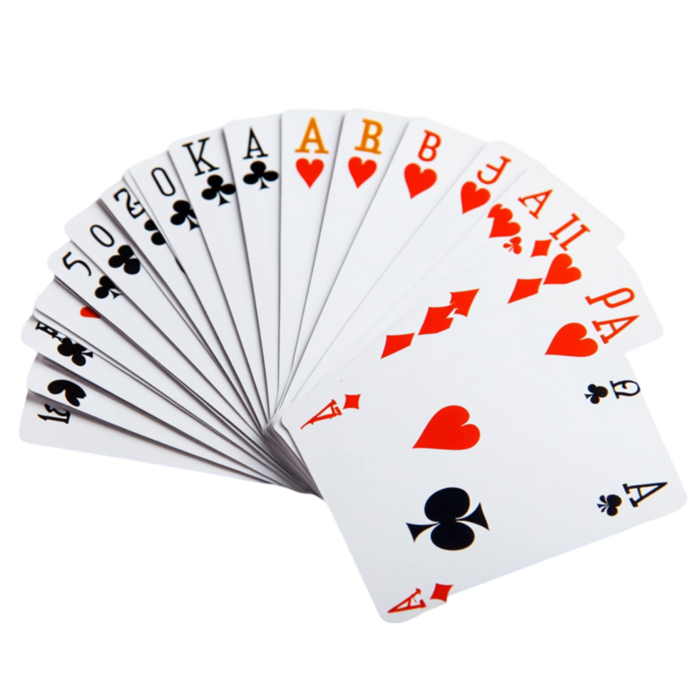 Spread of Poker Cards png
