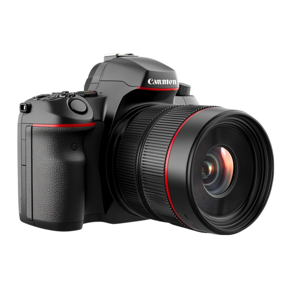 DSLR Camera with Flash png