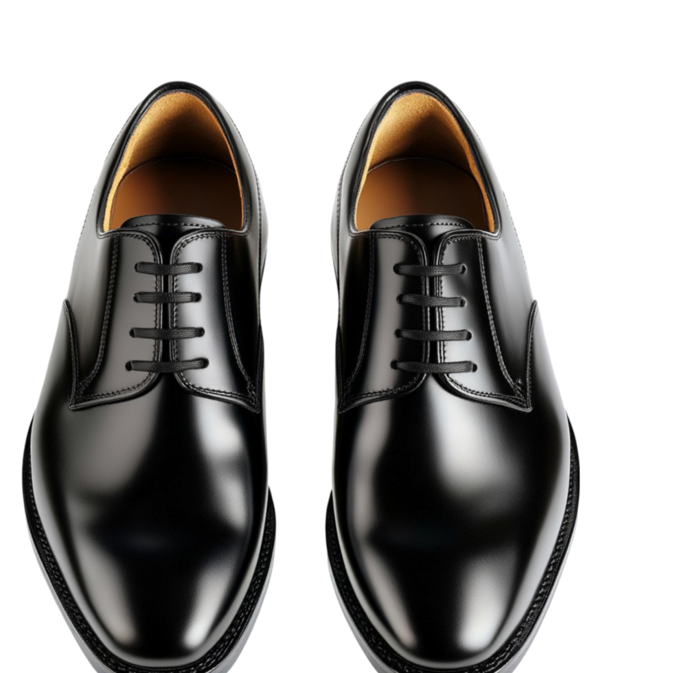 Black Derby Shoes png