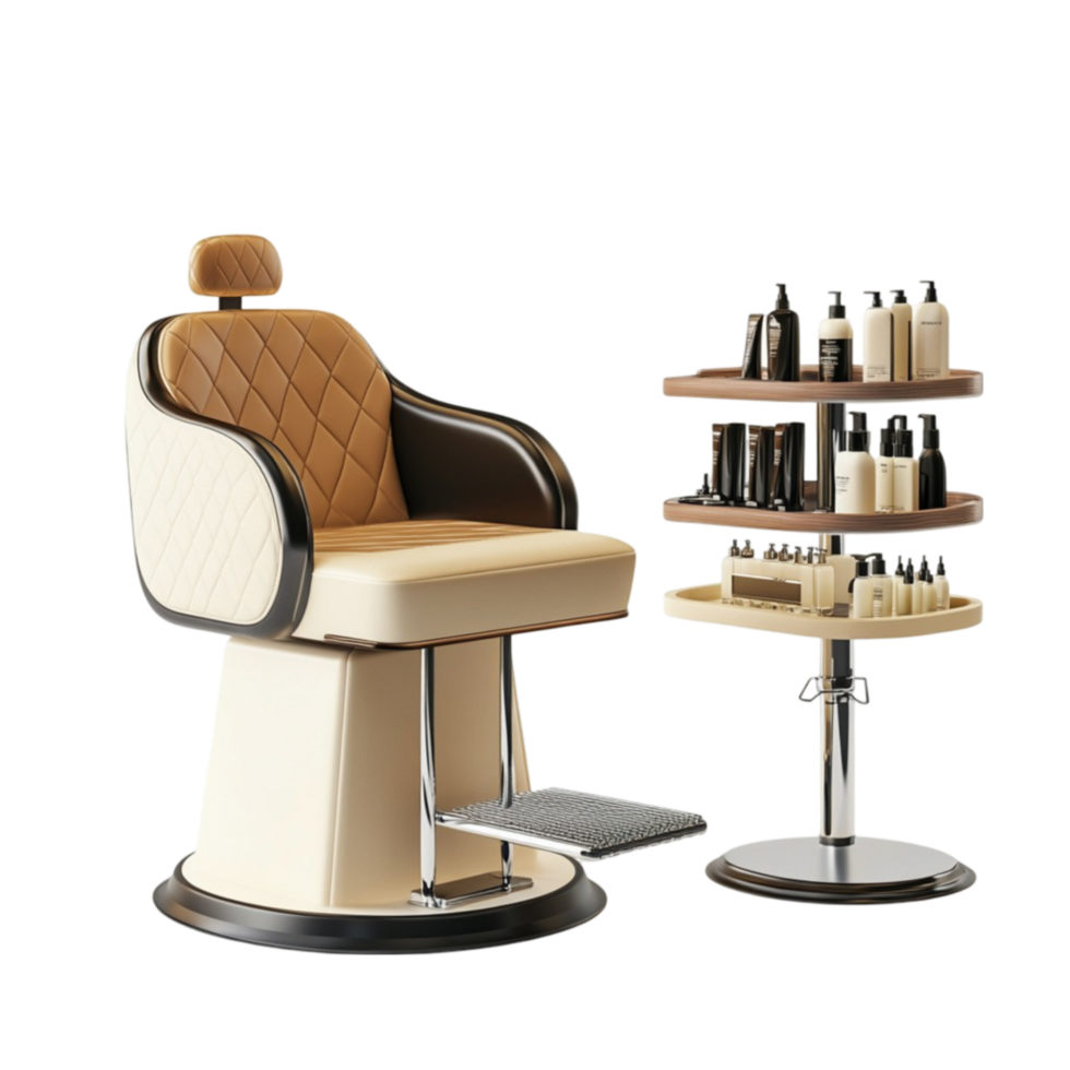 Modern Salon Setup with Stylish Chairs png