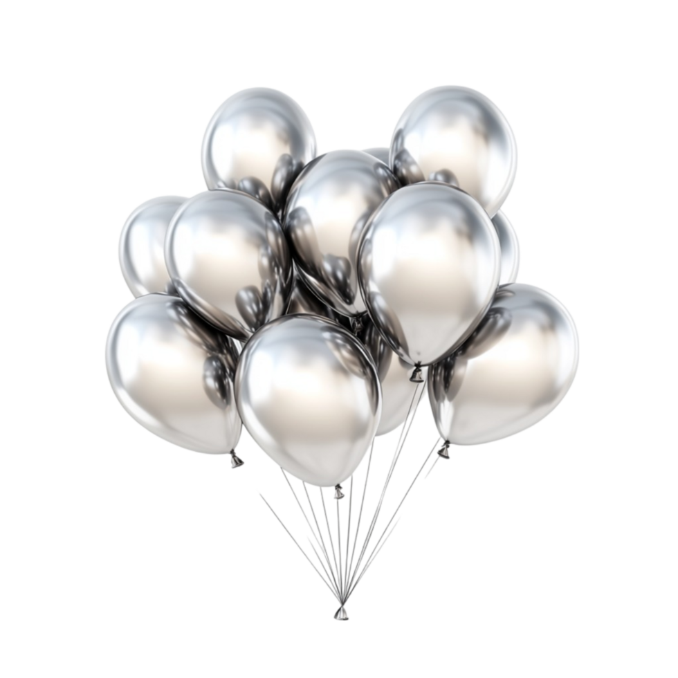 Metallic Balloons Bundle png