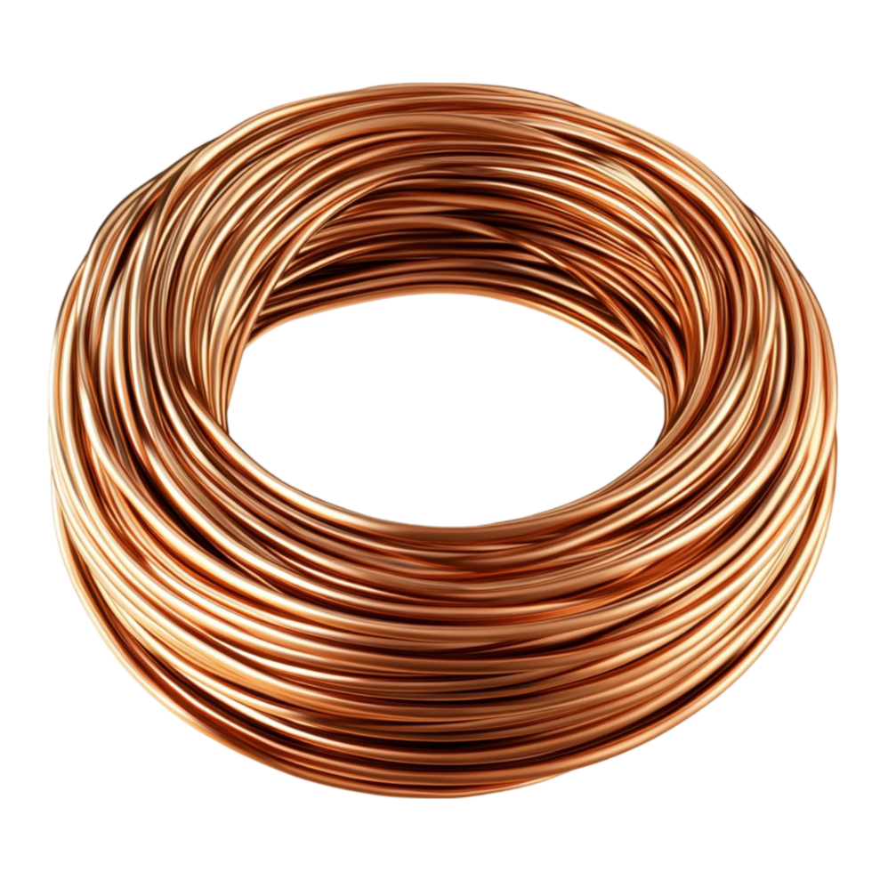 Industrial Copper Wire Roll png