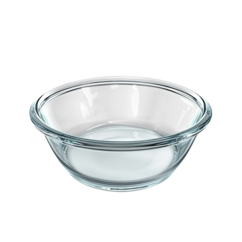 Shiny Glass Serving Bowl png