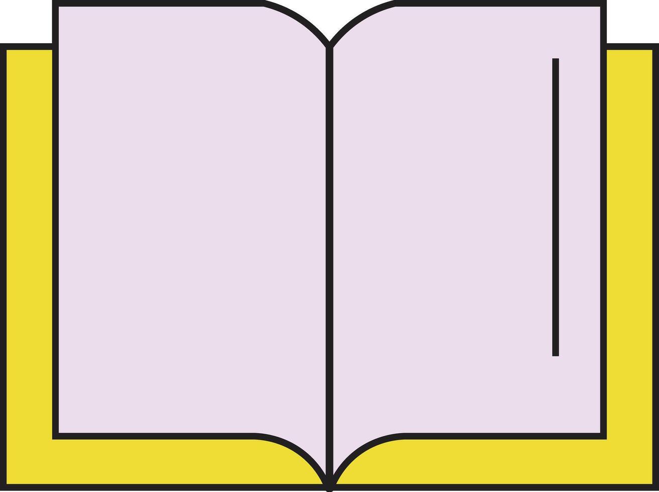 Page by Page A Set of Sequential Book Illustrations vector
