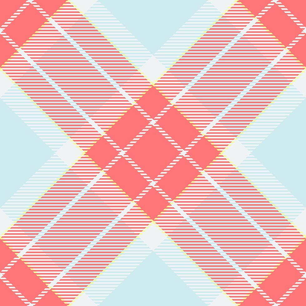 Inspiration fabric pattern texture, warmth seamless check plaid. Grungy background tartan textile in red and light colors. vector