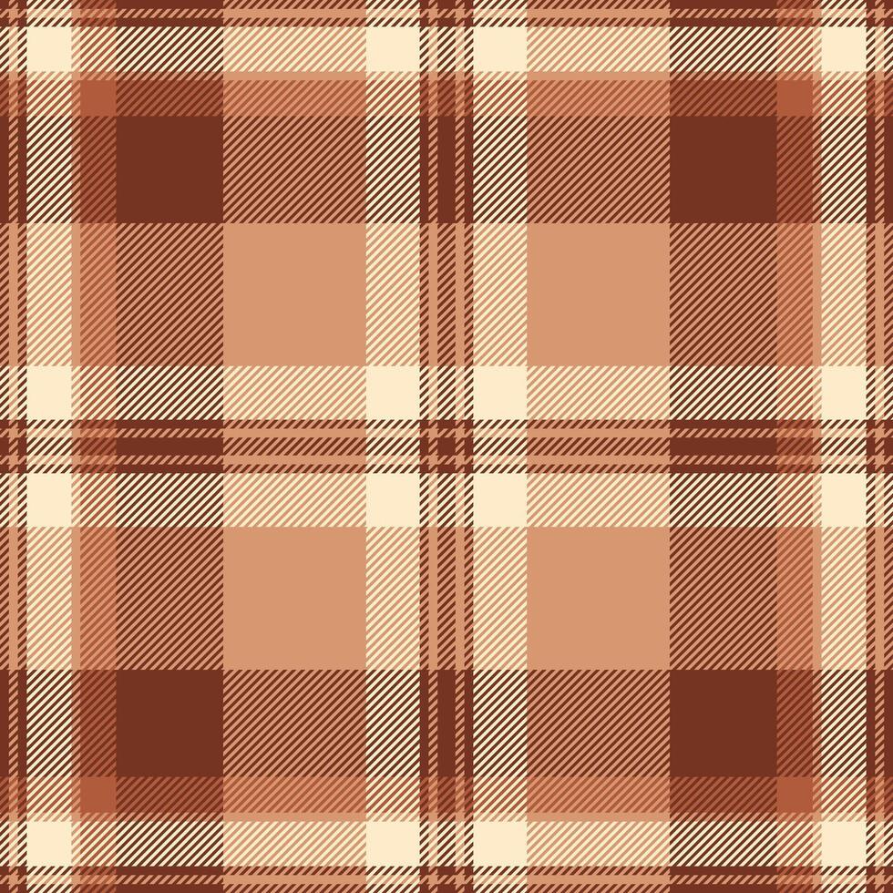 Occupation texture textile, hanukkah tartan check fabric. Drawing background pattern seamless plaid in orange and red colors. vector