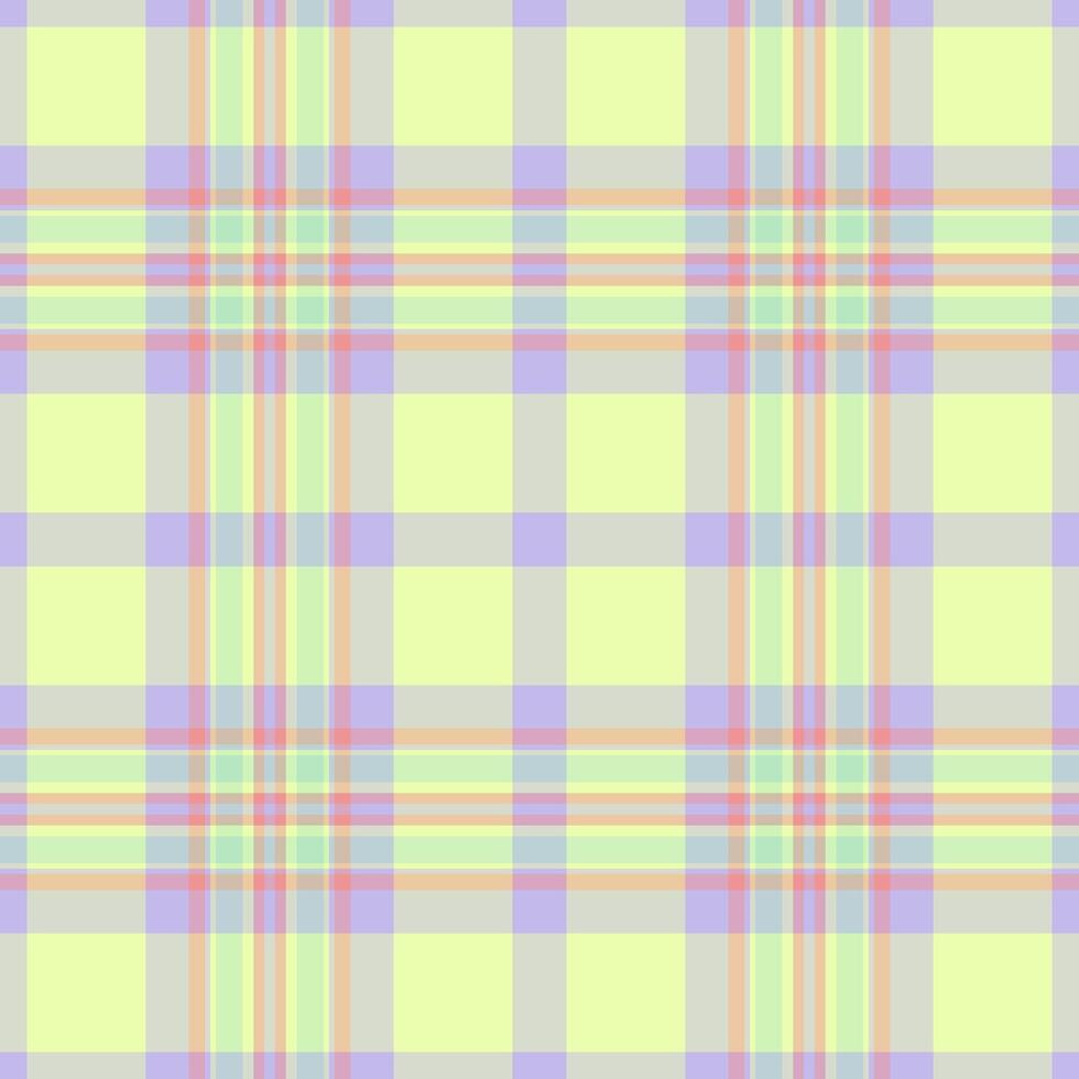 Tape texture plaid, geometry tartan textile check. Curved seamless pattern fabric background in light and white colors. vector