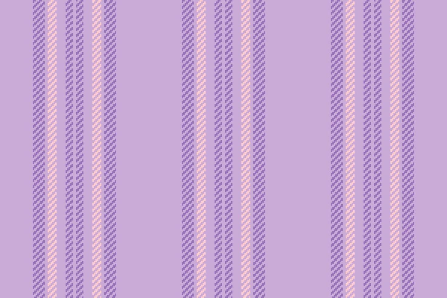 Designer pattern lines, celebrate vertical seamless background. Frunge fabric texture textile stripe in light and violet colors. vector