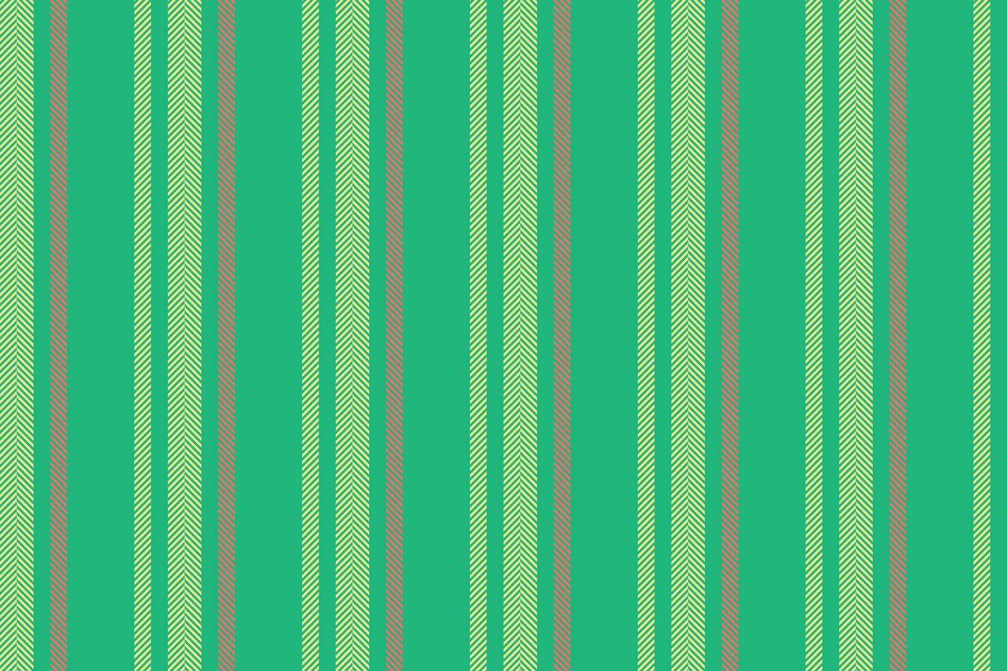Scrapbook pattern textile seamless, fluffy background stripe vertical. Tsa fabric lines texture in mint and khaki colors. vector