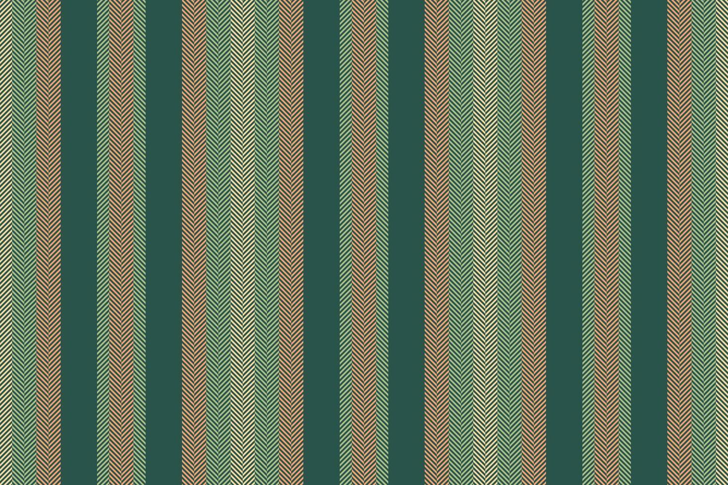 Place texture textile pattern, tone vertical stripe lines. Velvet background seamless fabric in teal and orange colors. vector