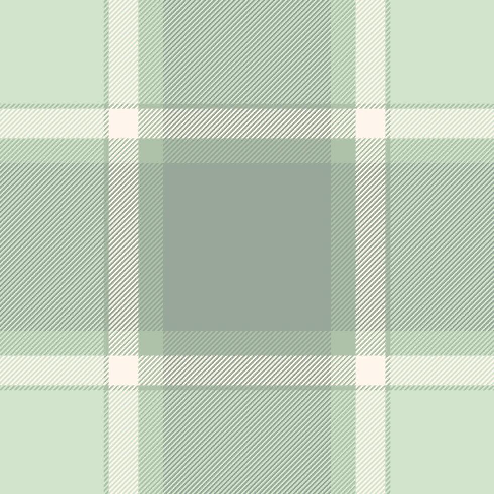 Square fabric texture textile, illustration seamless background. Day pattern plaid tartan check in pastel and light colors. vector