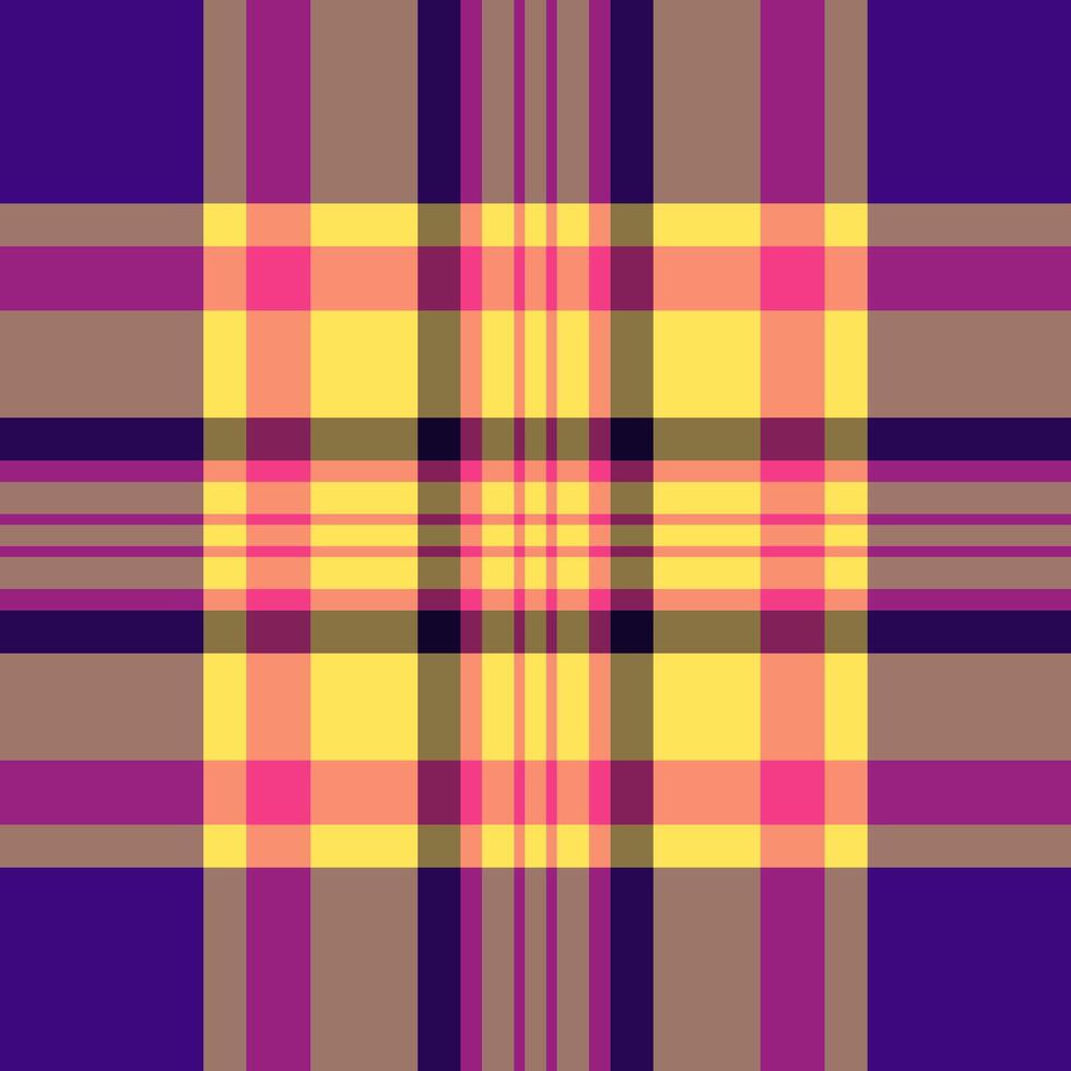 Track plaid seamless textile, handsome fabric tartan . Festive pattern background texture check in red and pink colors. vector