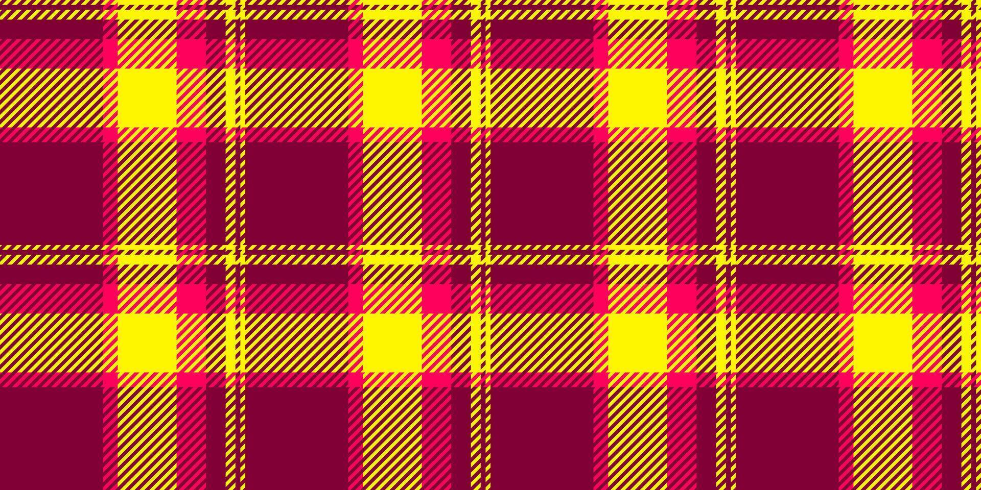 Vivid pattern check , colorful tartan fabric seamless. Shape plaid background texture textile in bright and pink colors. vector