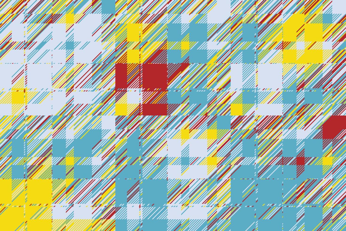 Modern glitch background. Color geometric abstract pattern . vector