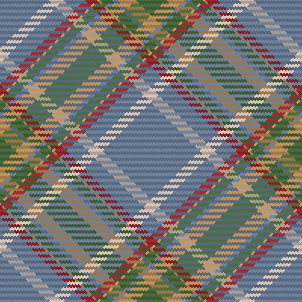 Seamless pattern of scottish tartan plaid. Repeatable background with check fabric texture. backdrop striped textile print. vector