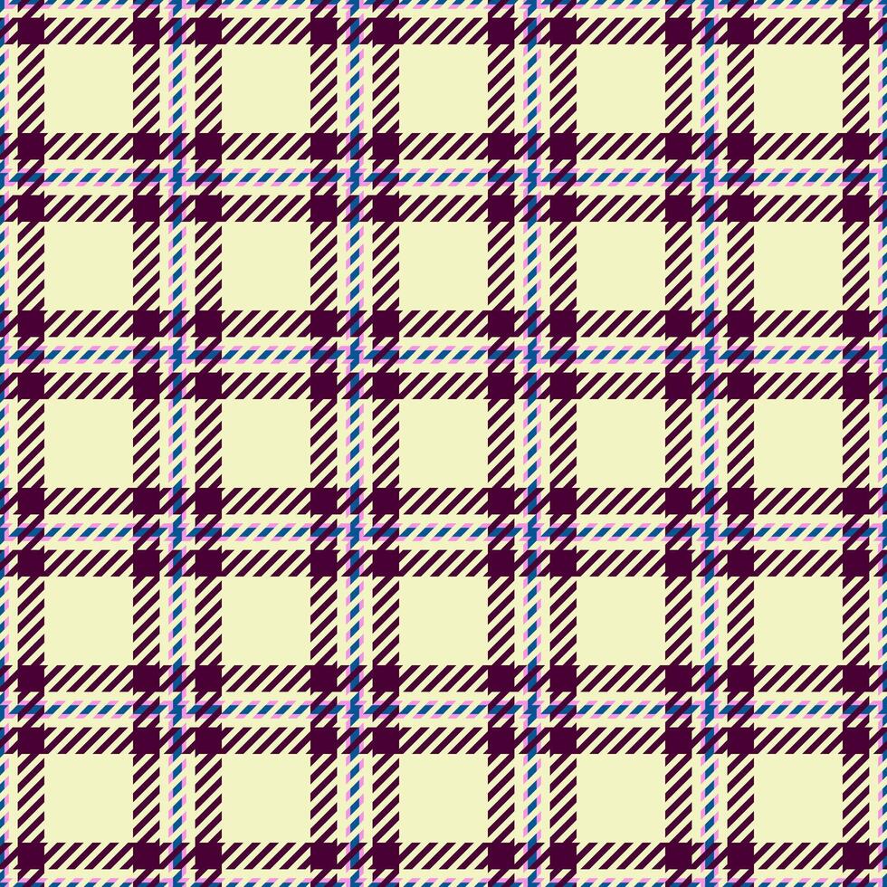 Cosy check textile, fold fabric texture pattern. Baby tartan seamless plaid background in light and dark colors. vector