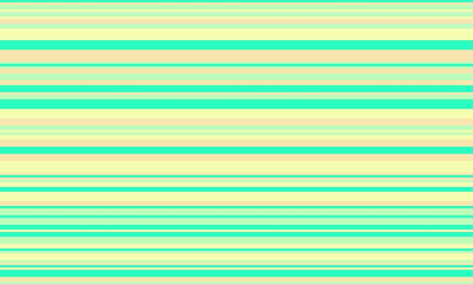 Vibrant horizontal stripes in pastel yellow, mint green, and beige create a cheerful and versatile background perfect for websites, stationery, or textile designs. vector