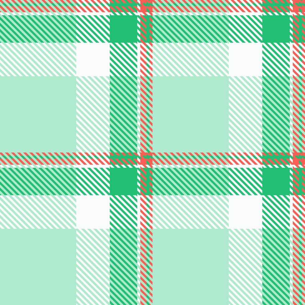 Dynamic plaid fabric pattern with overlapping lines and bold col vector