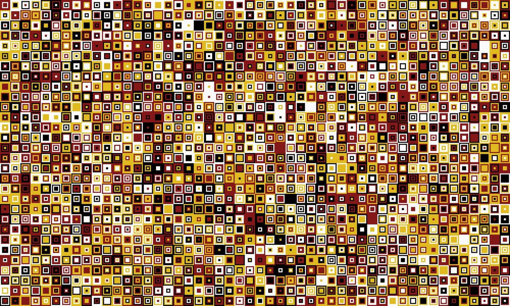 Elegant mosaic tile pattern with vibrant colours. Perfect for textile, decorative covers, or modern graphic design with structured and symmetrical appeal. vector