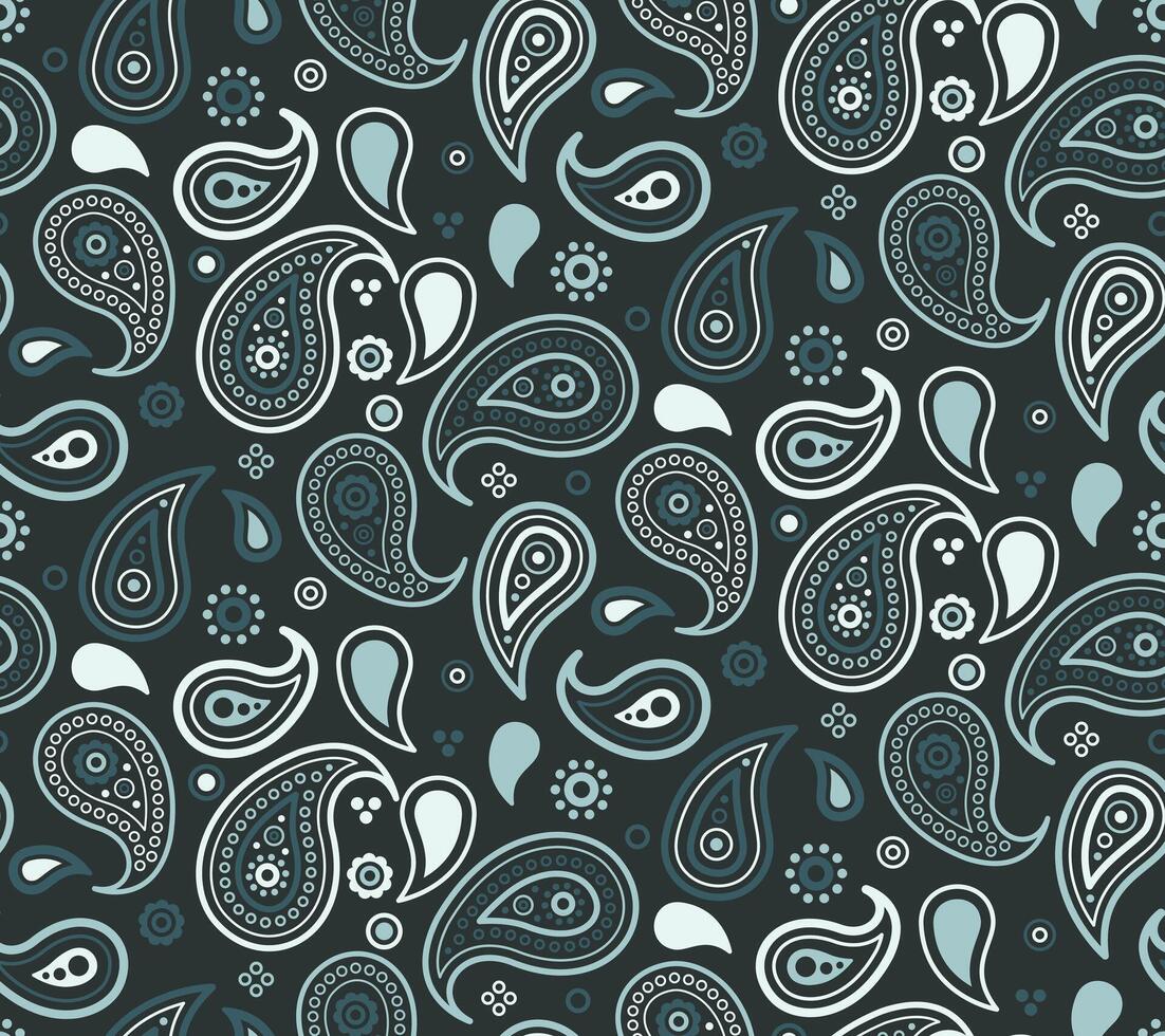 Orient repeating to surface stroke. Seamless boho by stylish india. Meditating curl in calm texture. vector