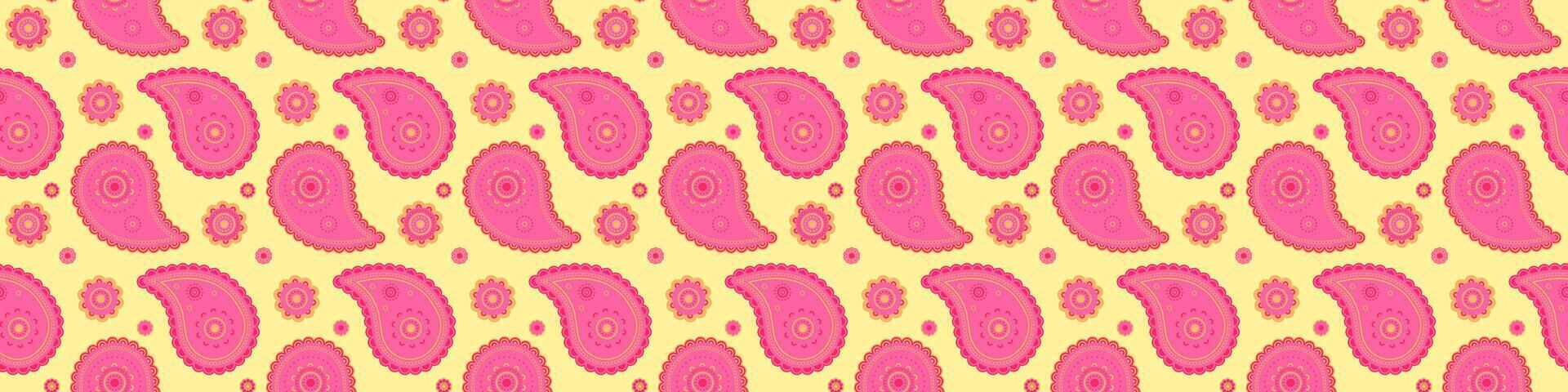 2025 effect on variation floral pattern. Traditional trend of paisley retro style. Decoration botanical of swirl classical. vector