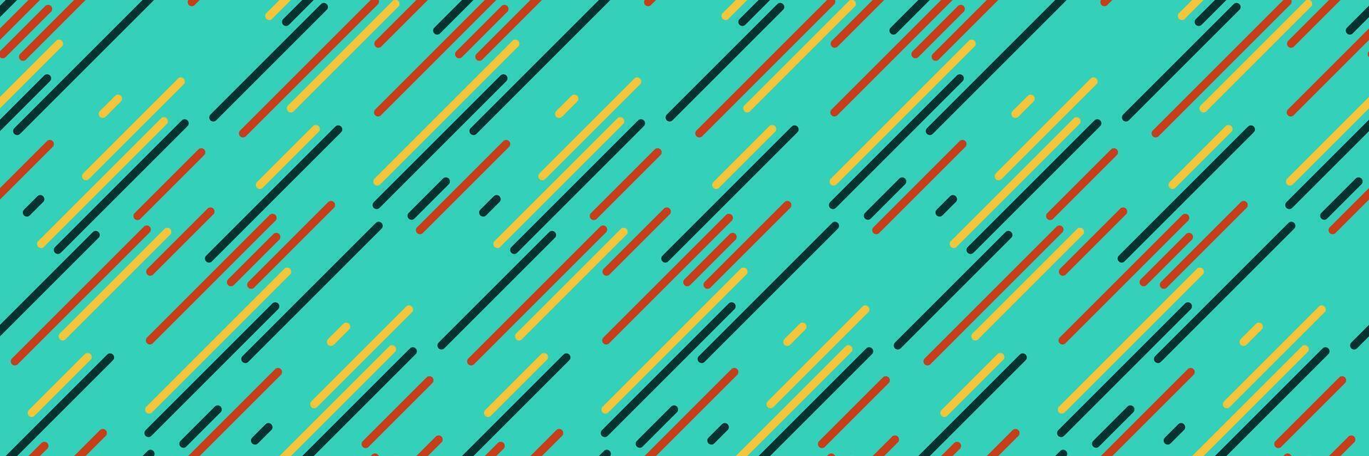 Geometric striped design with bold colours. Perfect for wallpaper, abstract backgrounds, or textile prints. A trendy and modern artwork with seamless stripes. vector