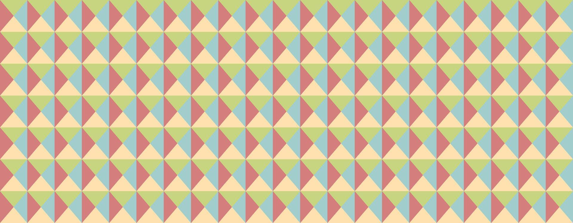 Seamless geometric pattern featuring clean shapes and mosaic texture. Ideal for abstract backgrounds, trendy poster artwork, or modern textile designs. vector