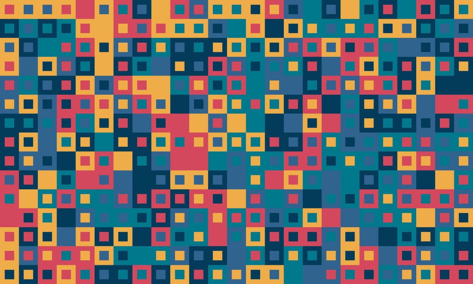Colorful geometric grid pattern with minimal structure. Ideal for posters, creative materials, or textured backgrounds with a trendy, elegant touch. vector