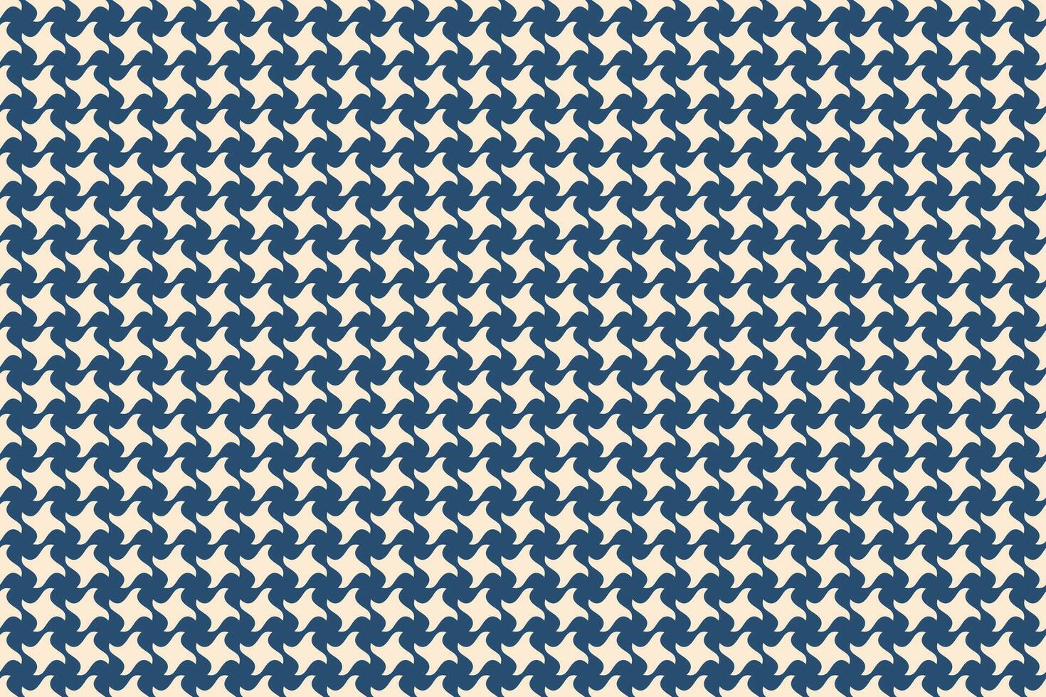 Cotton sewing with houndstooth check horizontal. Clothing creativity a simple two. Softness decor regarding rag fathers day. vector