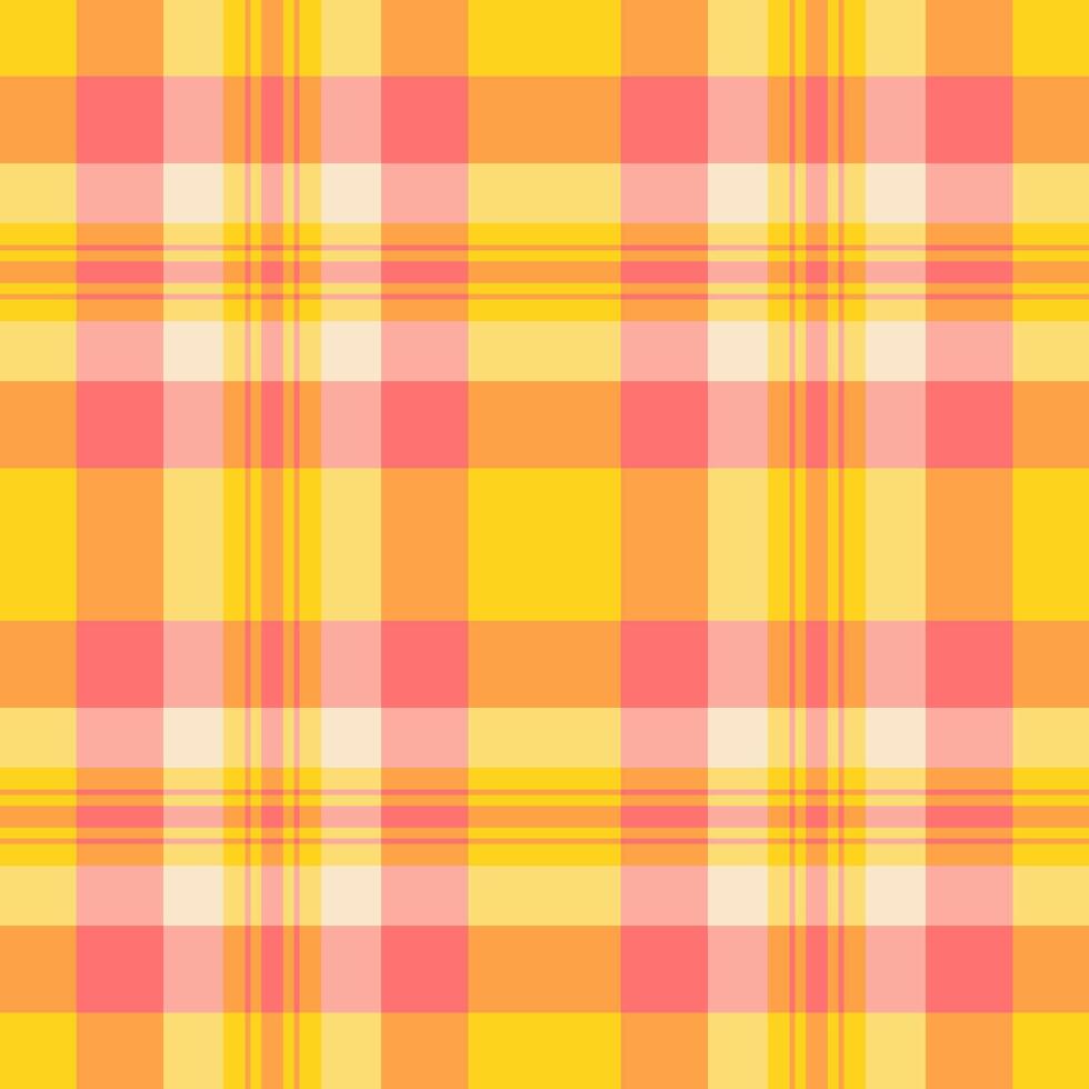 Modern tartan plaid design featuring bold checks and vibrant col vector