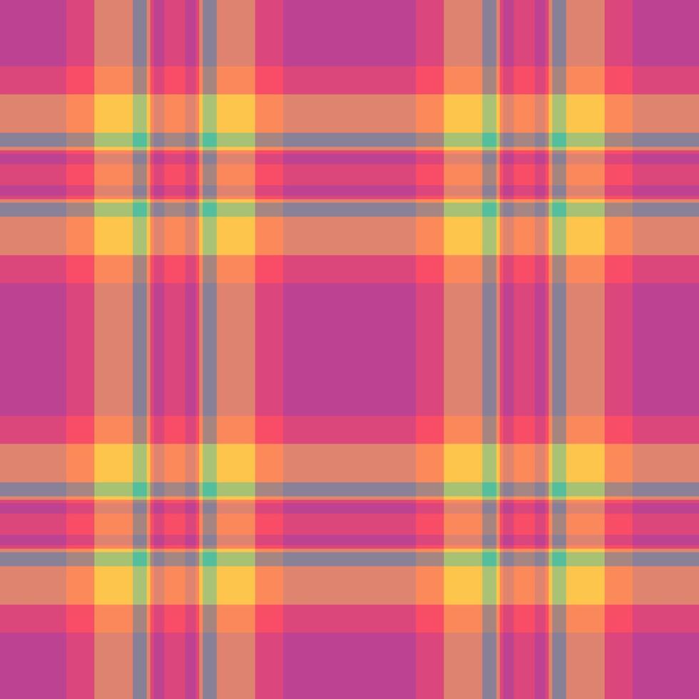 Retro plaid wallpaper design with bold intersecting stripes and vector