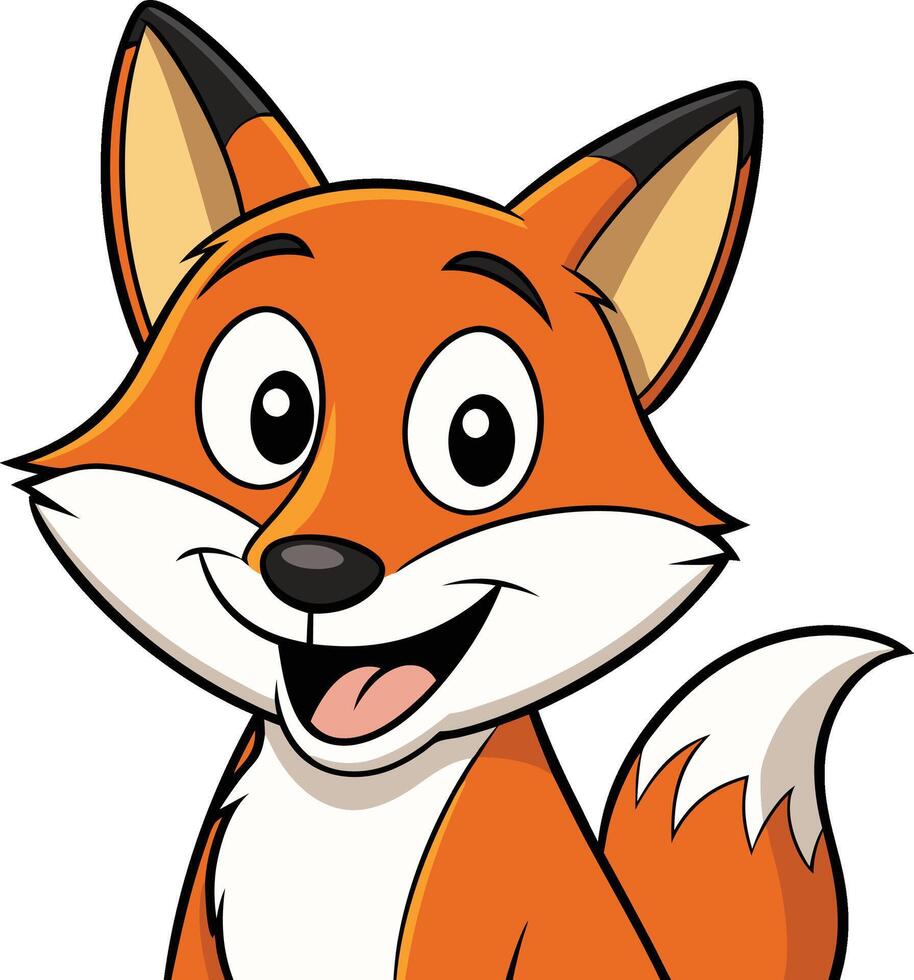 fox face design vector