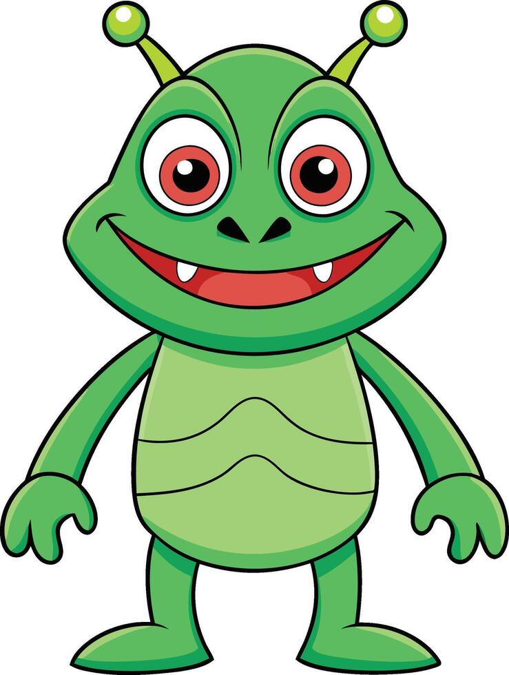 horror alien design vector