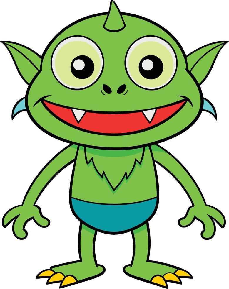 illustration of monster vector
