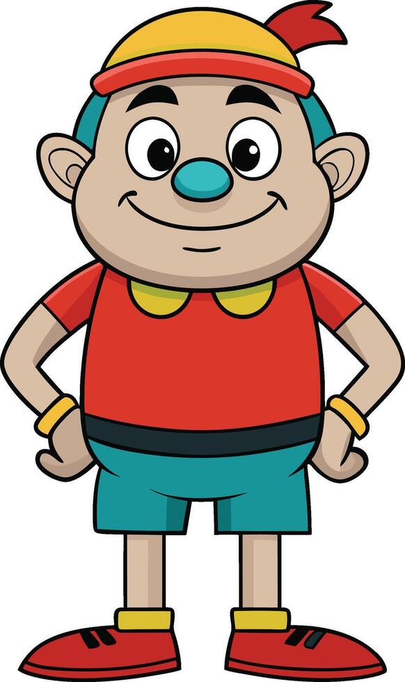 happy boy illustration vector