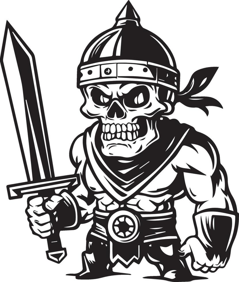 skull smile, angry skull vector