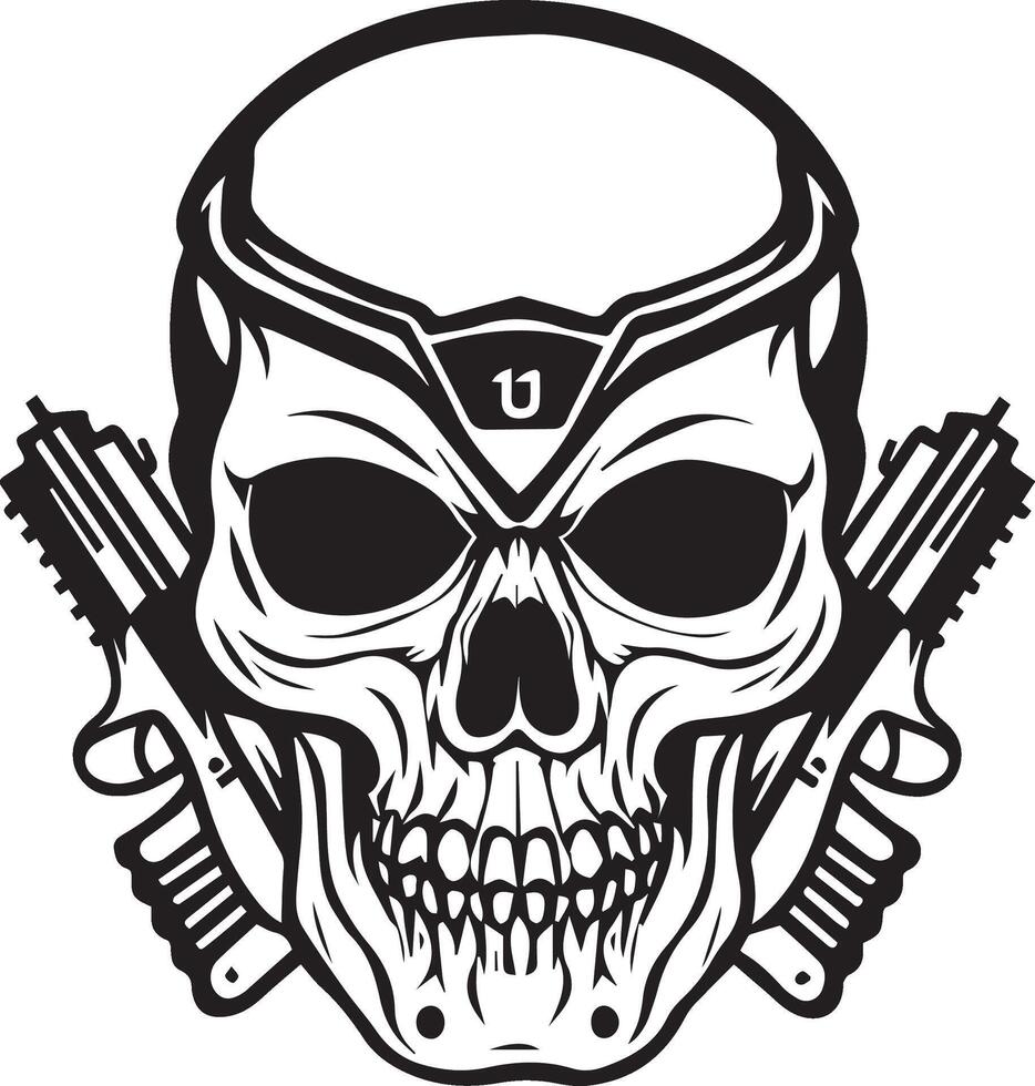 skull face graphics vector